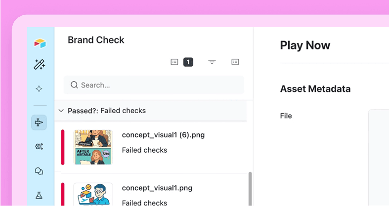 Run instant brand and compliance reviews