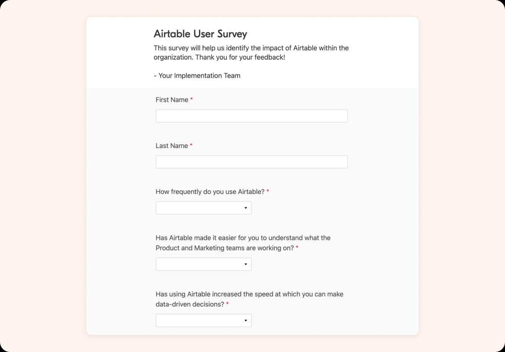 26.2 User survey
